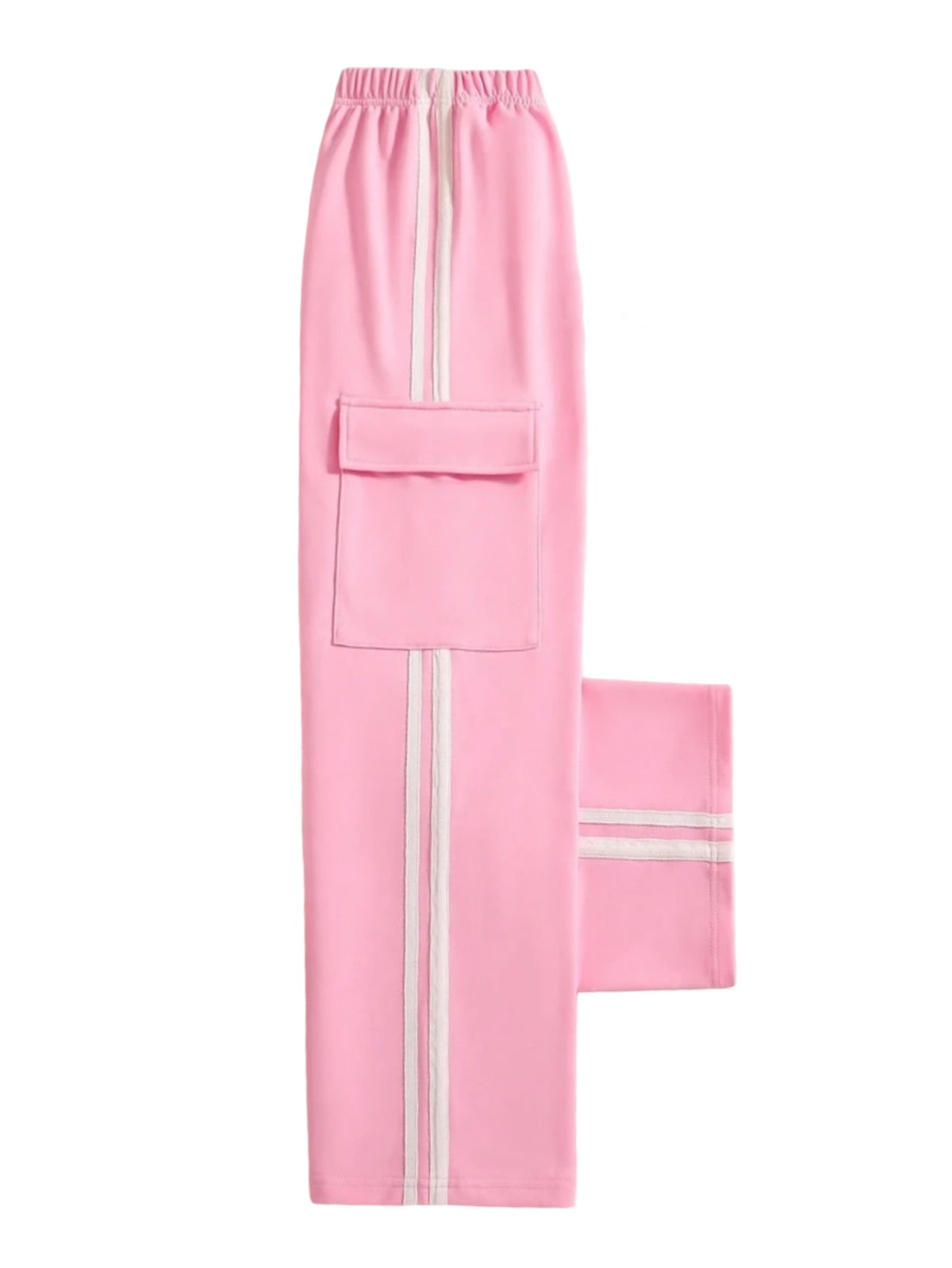 PINK CARGO FLEECE TROUSER