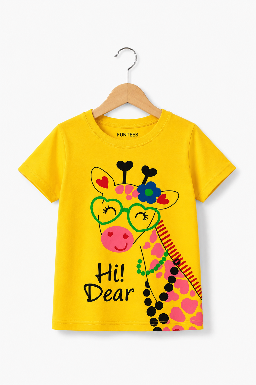 YELLOW GIRAFFE TEE