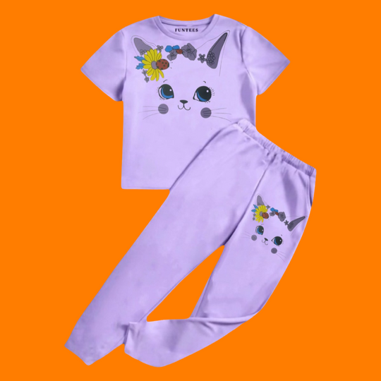 PURPLE CAT SUMMER PAIR