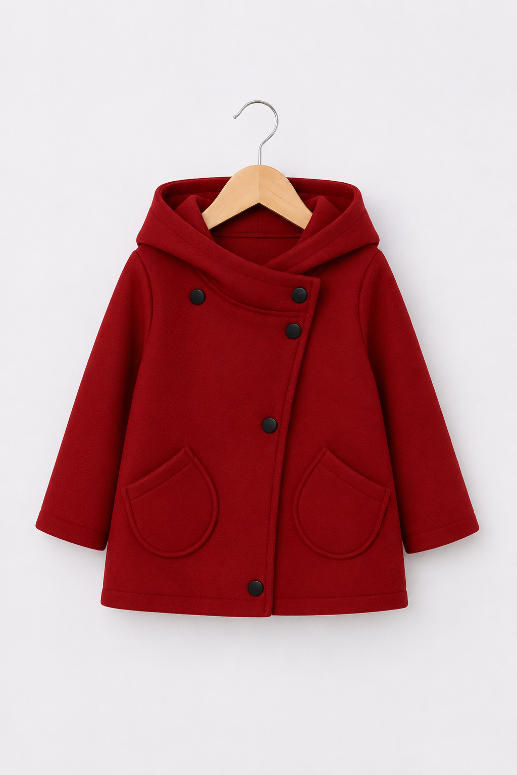 MAROON SNUG FLEECE COAT