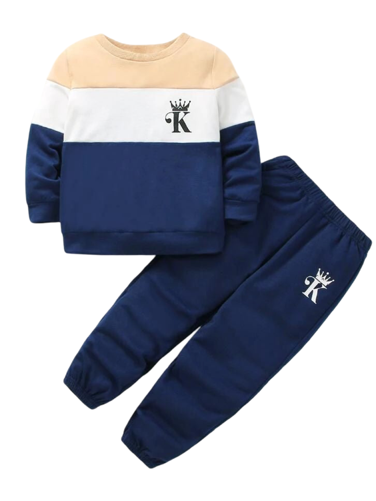 NAVY KING FLEECE PAIR