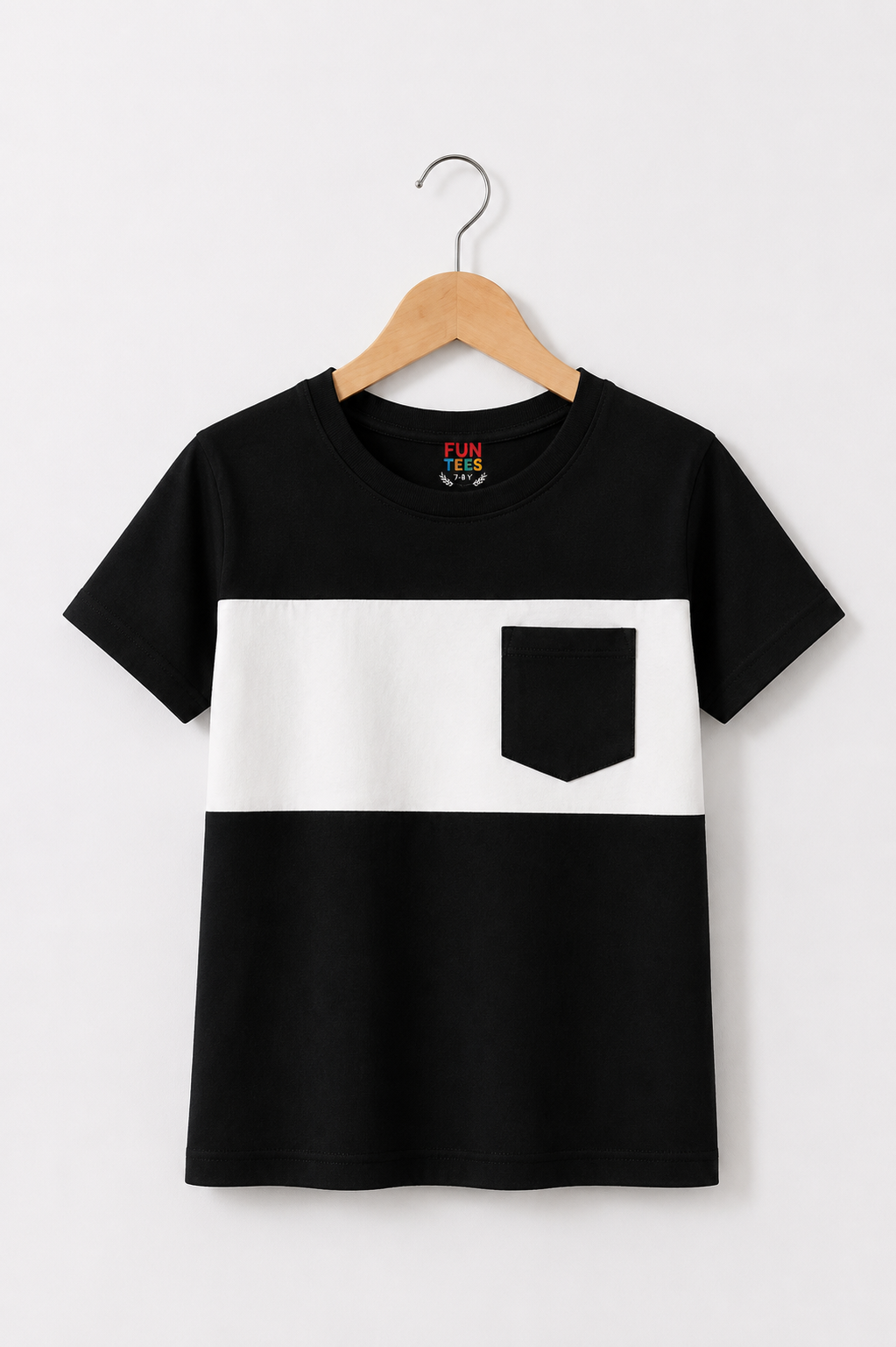 BLACK POCKET TEE