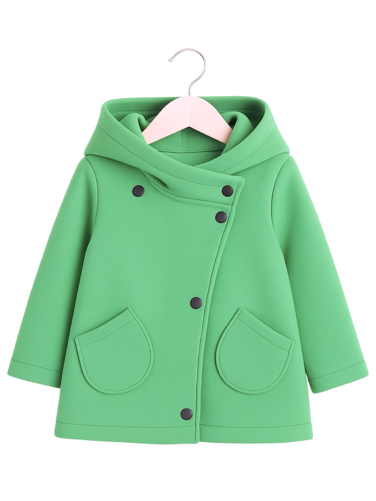 GREEN SNUG FLEECE COAT