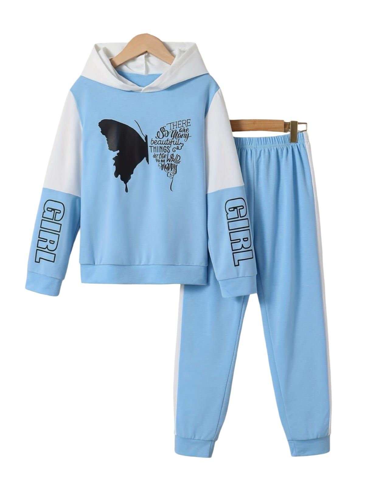 SKY GIRL FLEECE PAIR