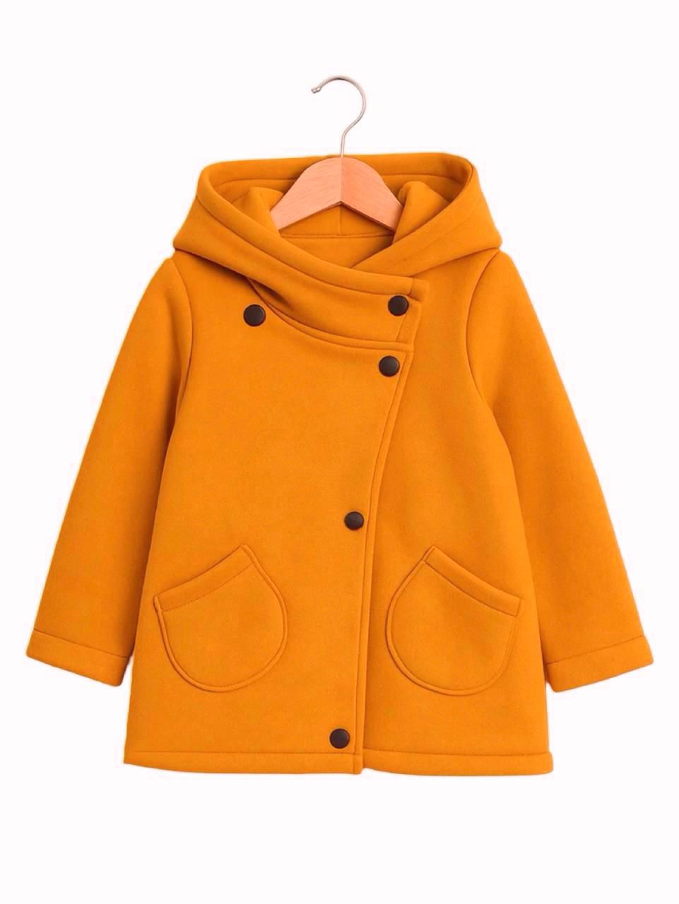 MUSTARD SNUG FLEECE COAT