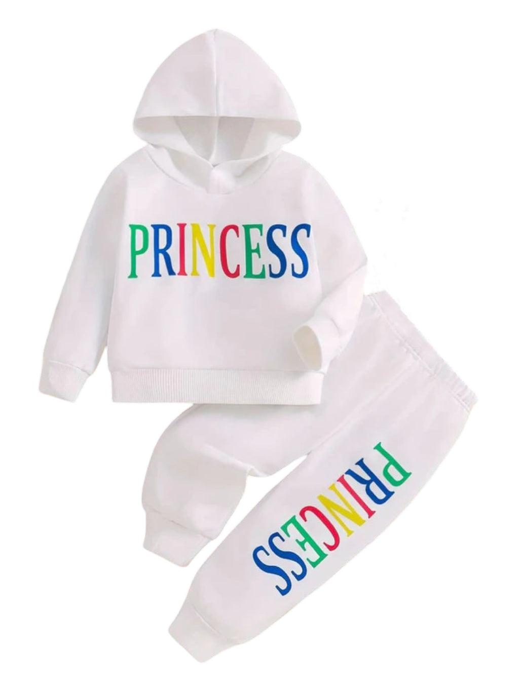WHITE PRINCESS FLEECE PAIR