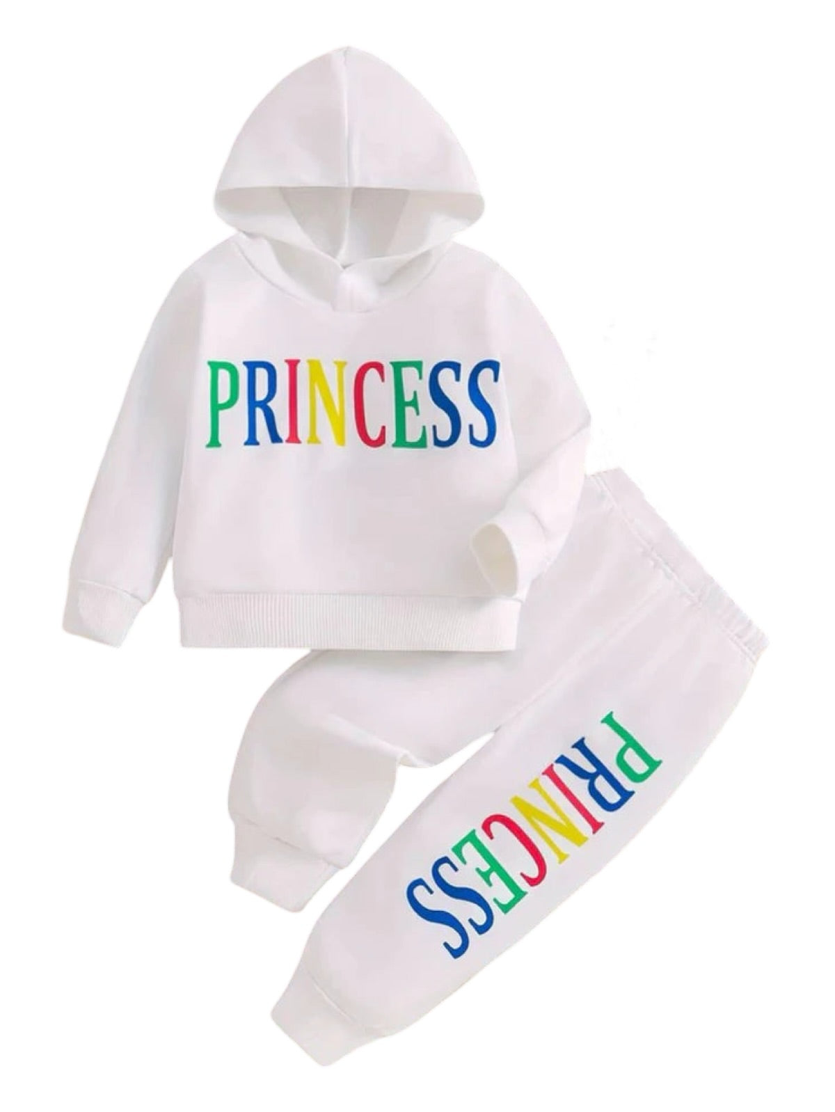 WHITE PRINCESS FLEECE PAIR