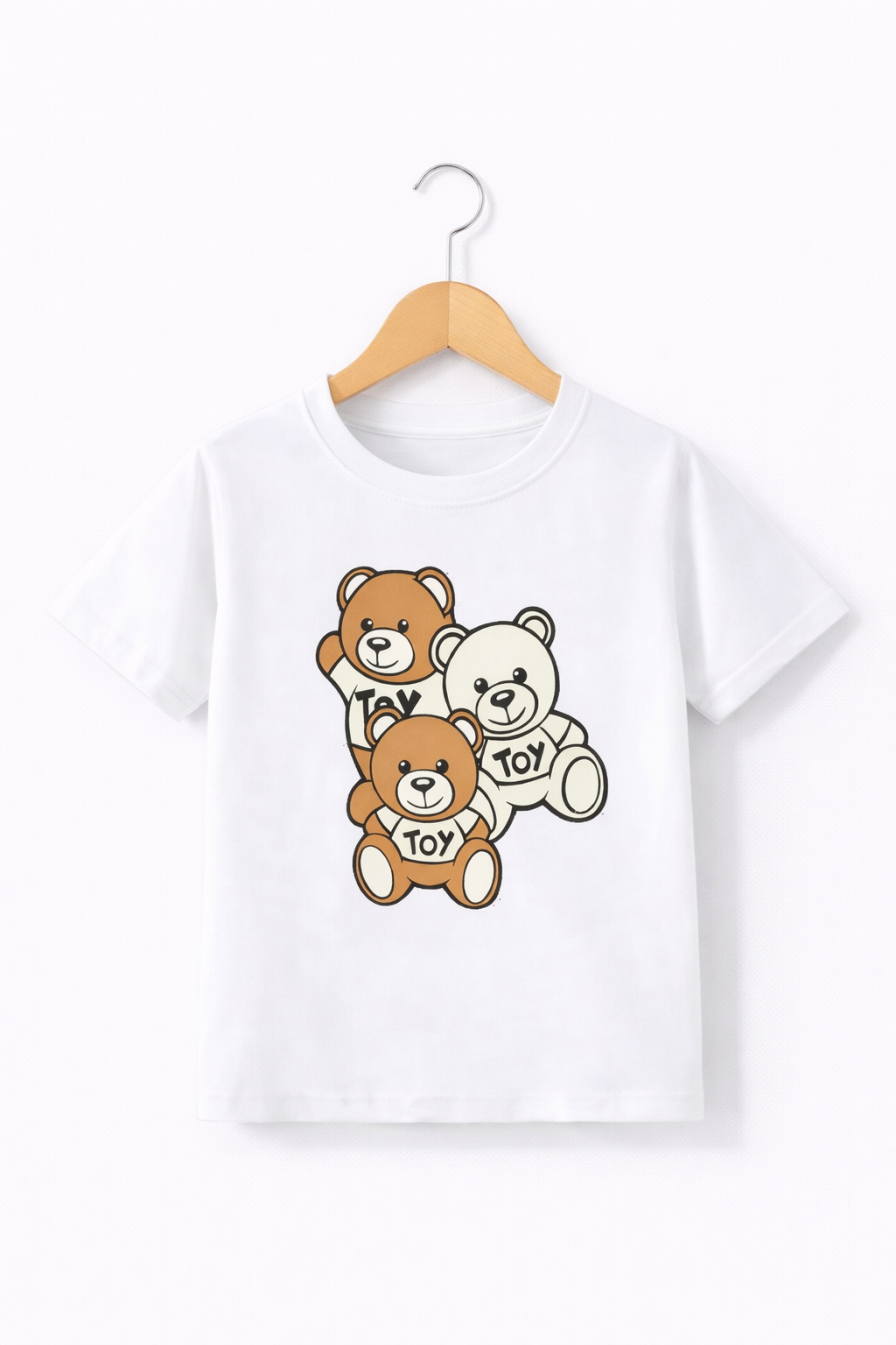 WHITE TEDDY TEE