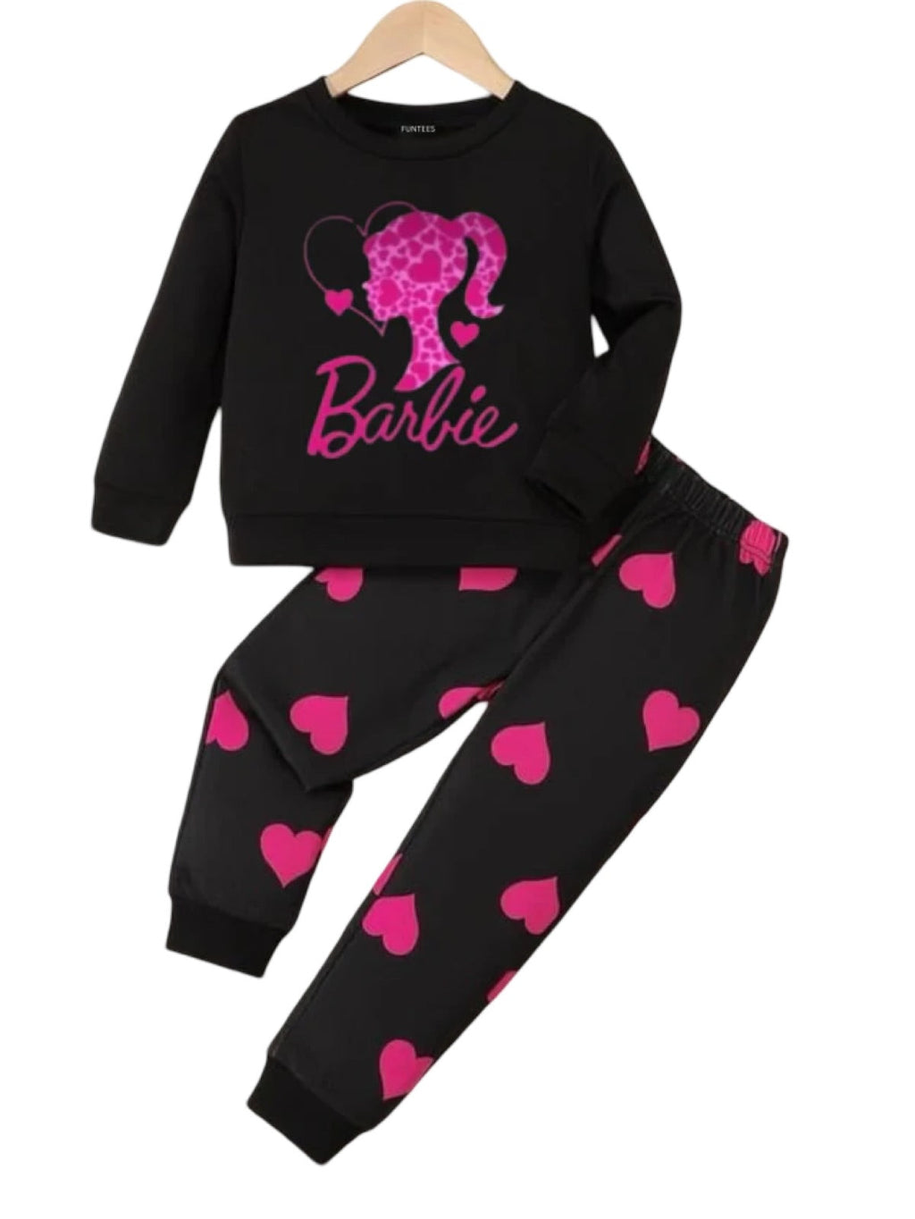 BARBIE ALL OVER FLEECE PAIR