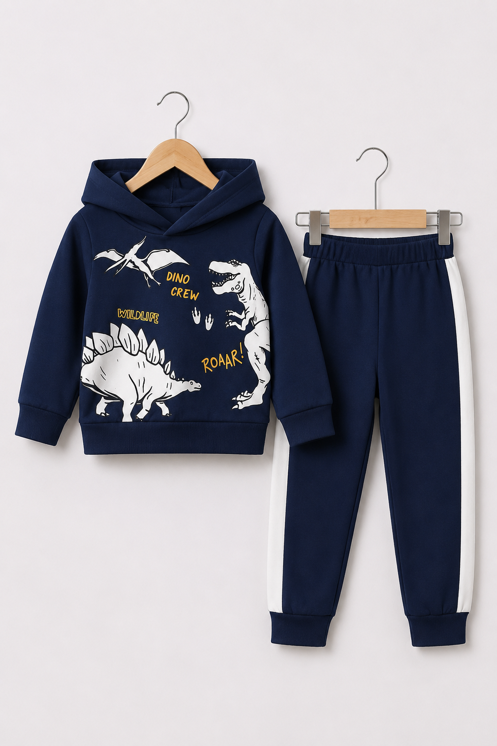 DINO CREW FLEECE PAIR