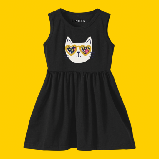 BLACK CAT SUMMER FROCK