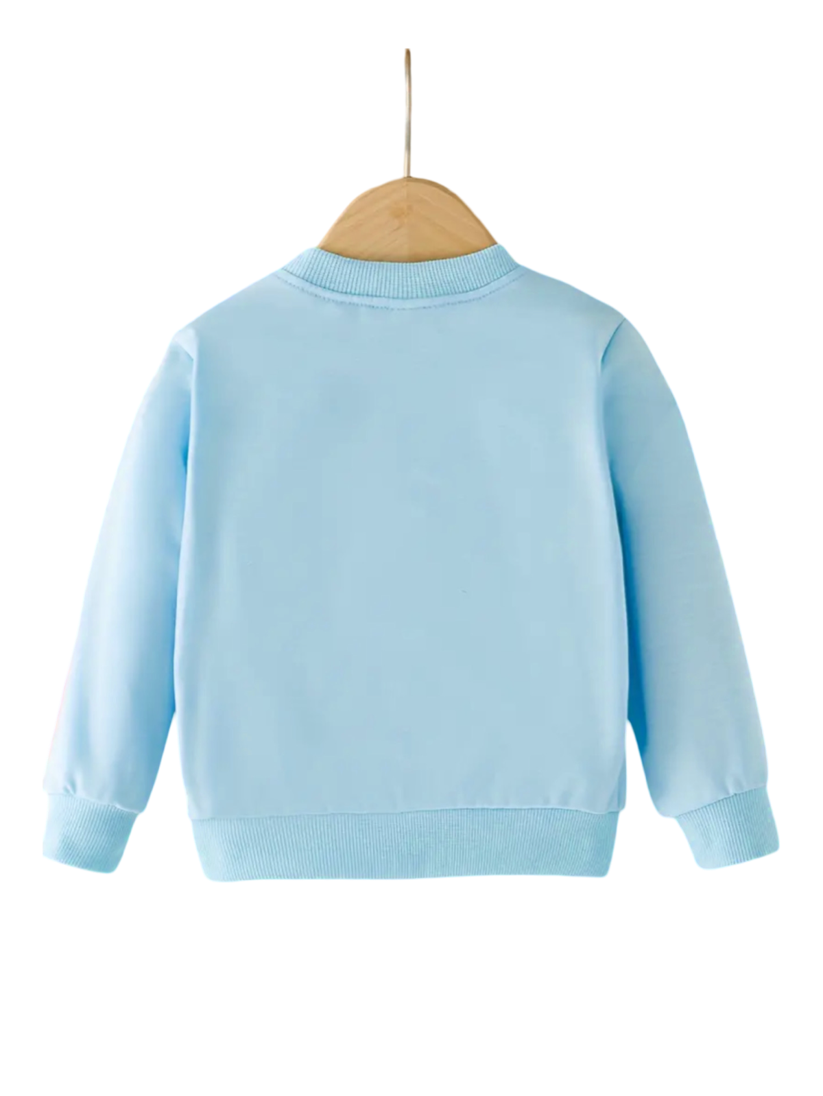 BLUE CAT FLOWER FLEECE SWEATSHIRT
