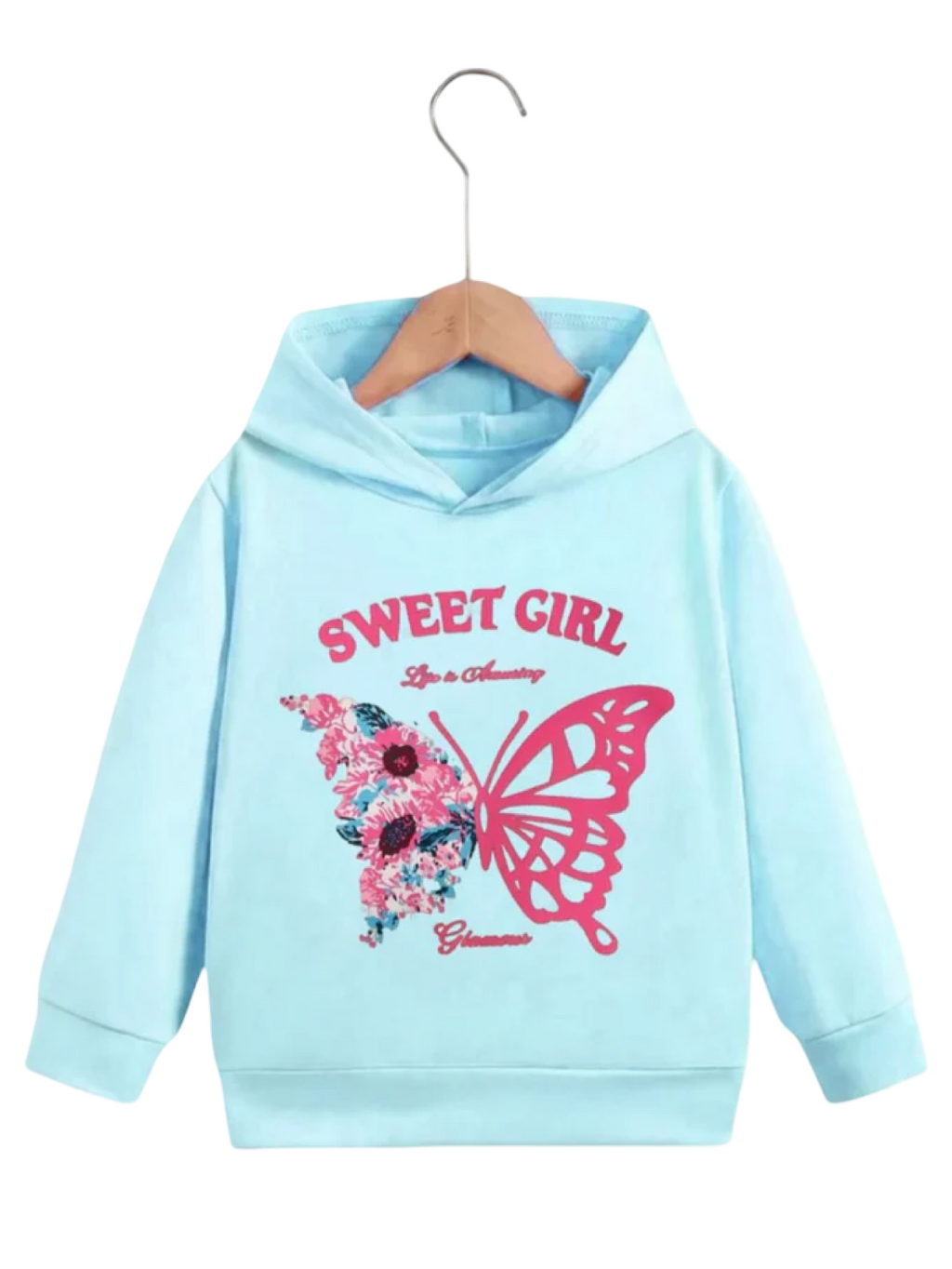 MINT SWEET GIRL FLEECE HOODIE