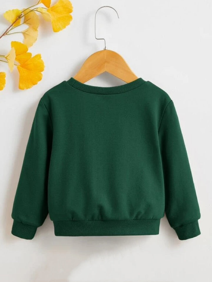 GREEN MAMA’S LITTLE MAN FLEECE SWEATSHIRT