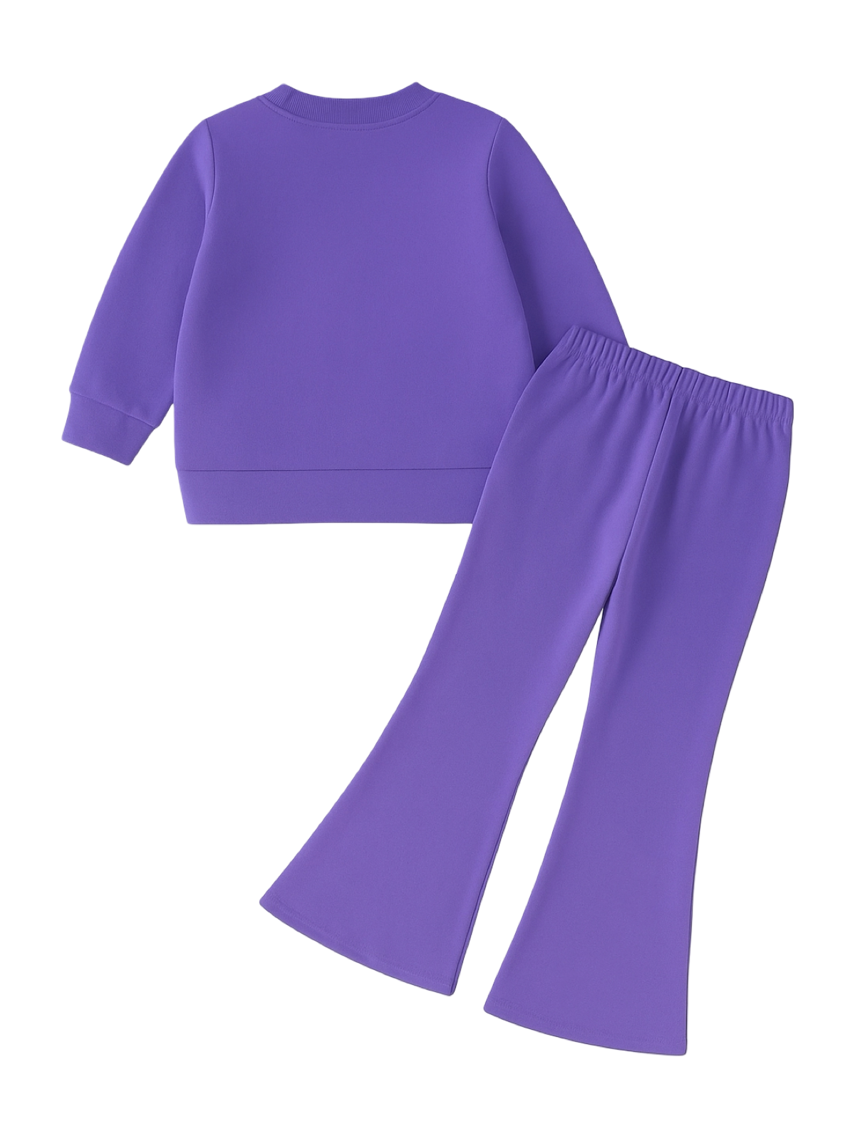 PURPLE CAT WIDE LEG FLEECE PAIR