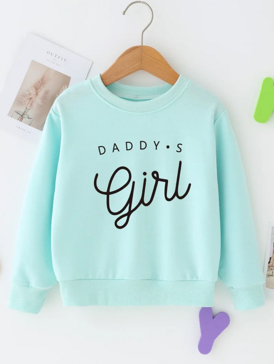 MINT DADDY’S GIRL FLEECE SWEATSHIRT