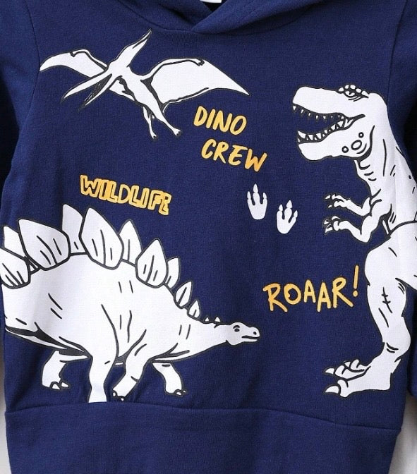 DINO CREW FLEECE PAIR