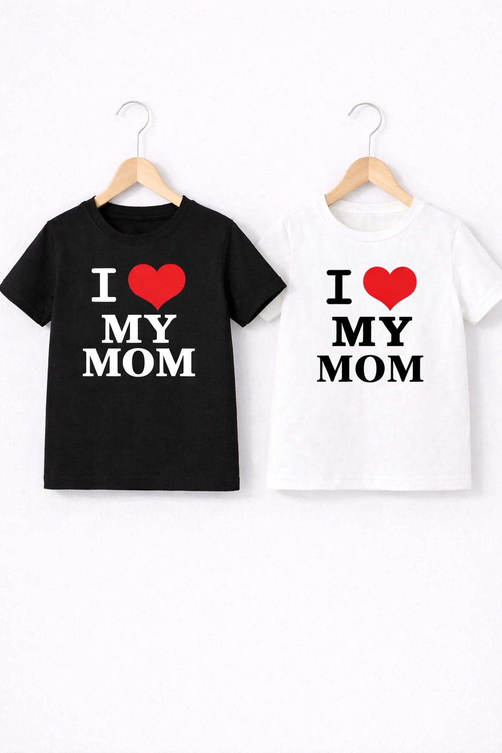 PACK OF 2 I LOVE MOM TEES