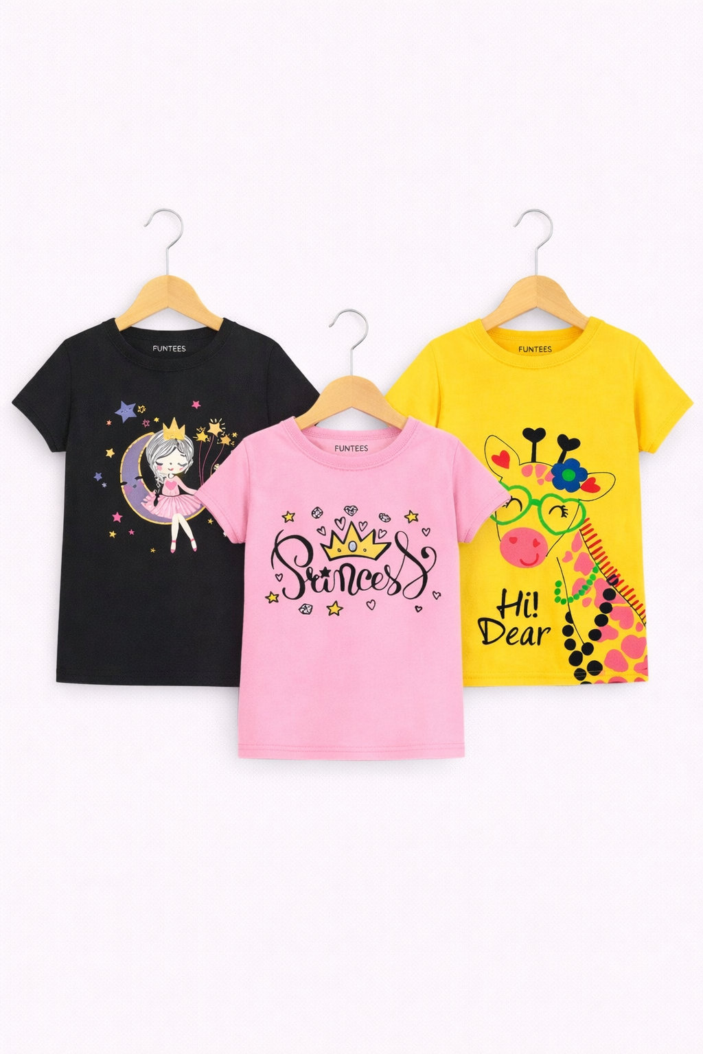 PACK OF 3 GIRLS SUMMER TEES