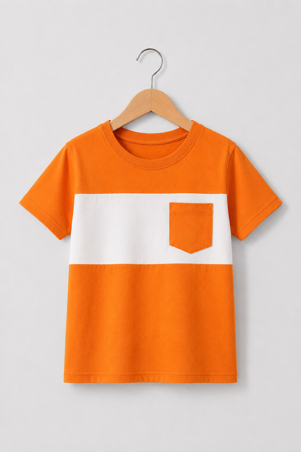 ORANGE POCKET TEE