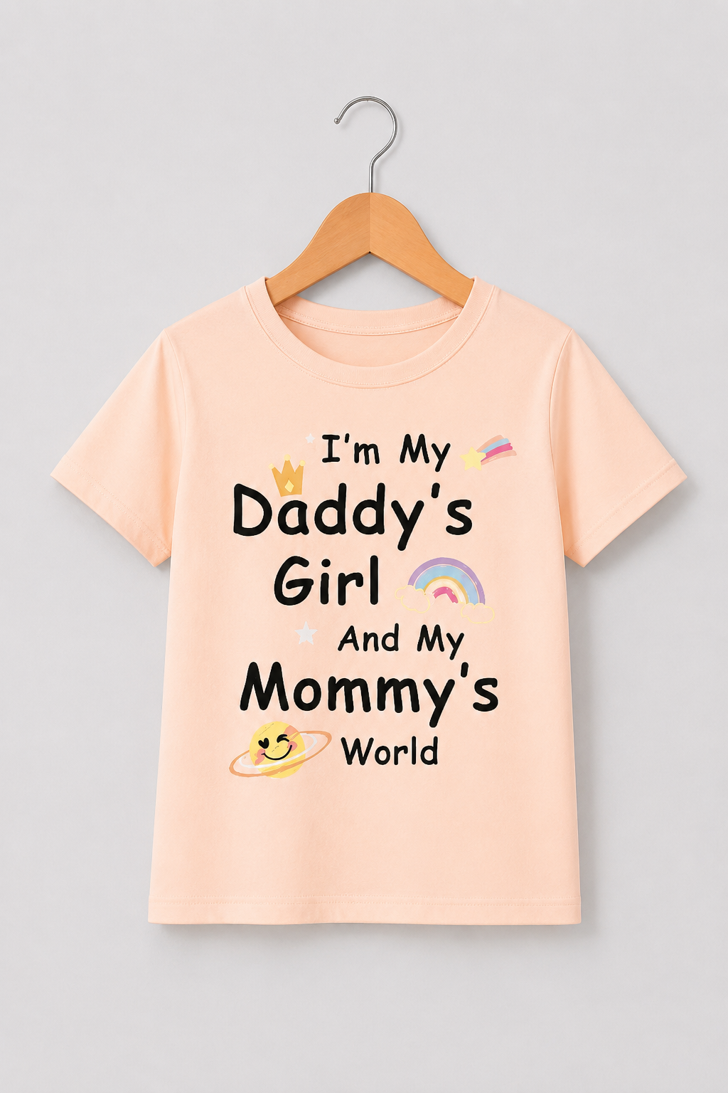 DADDY’S GIRL MOMMY’S WORLD TEE