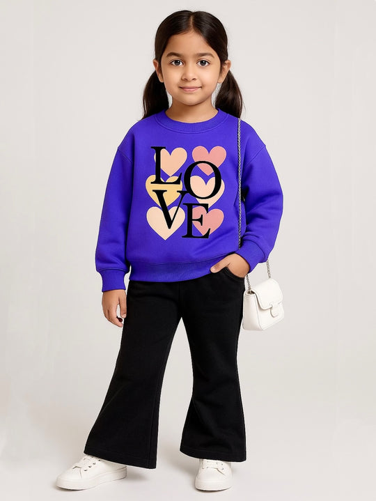 ROYAL LOVE WIDE LEG FLEECE PAIR