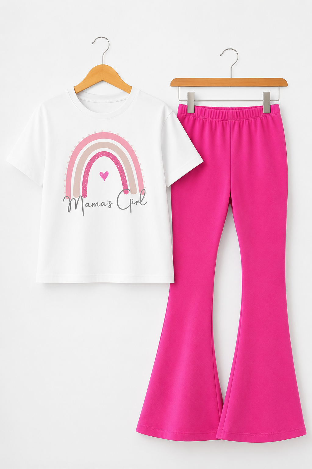 RAINBOW MAMA GIRL SUMMER SET