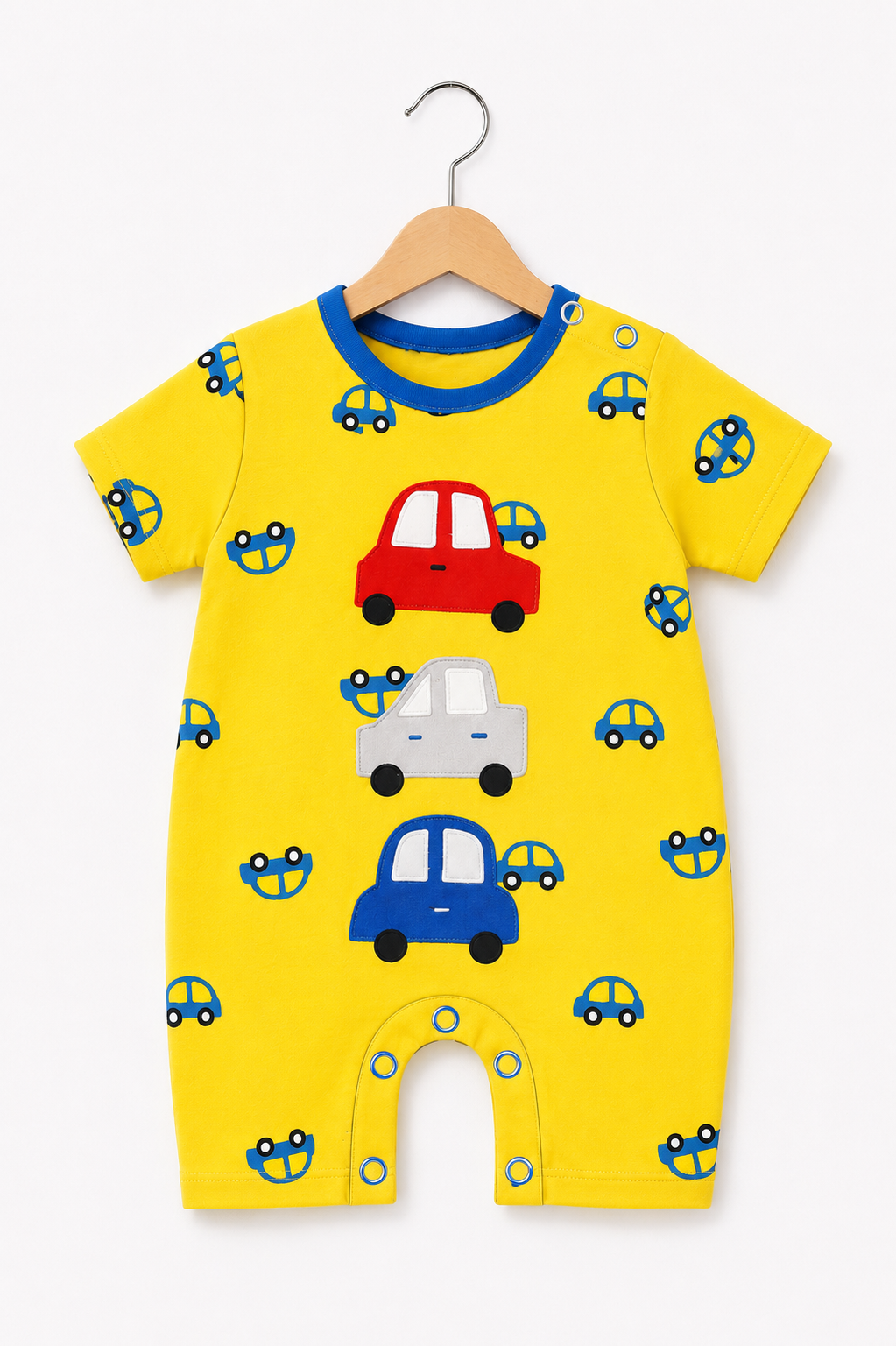 YELLOW CAR ROMPER