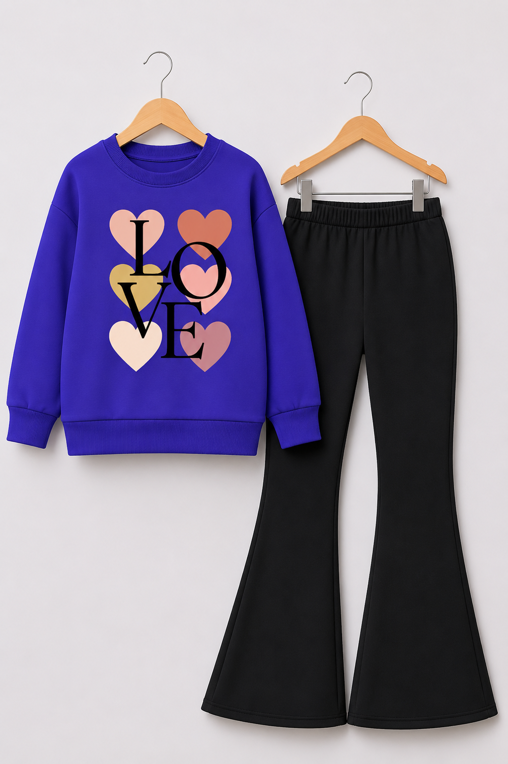 ROYAL LOVE WIDE LEG FLEECE PAIR