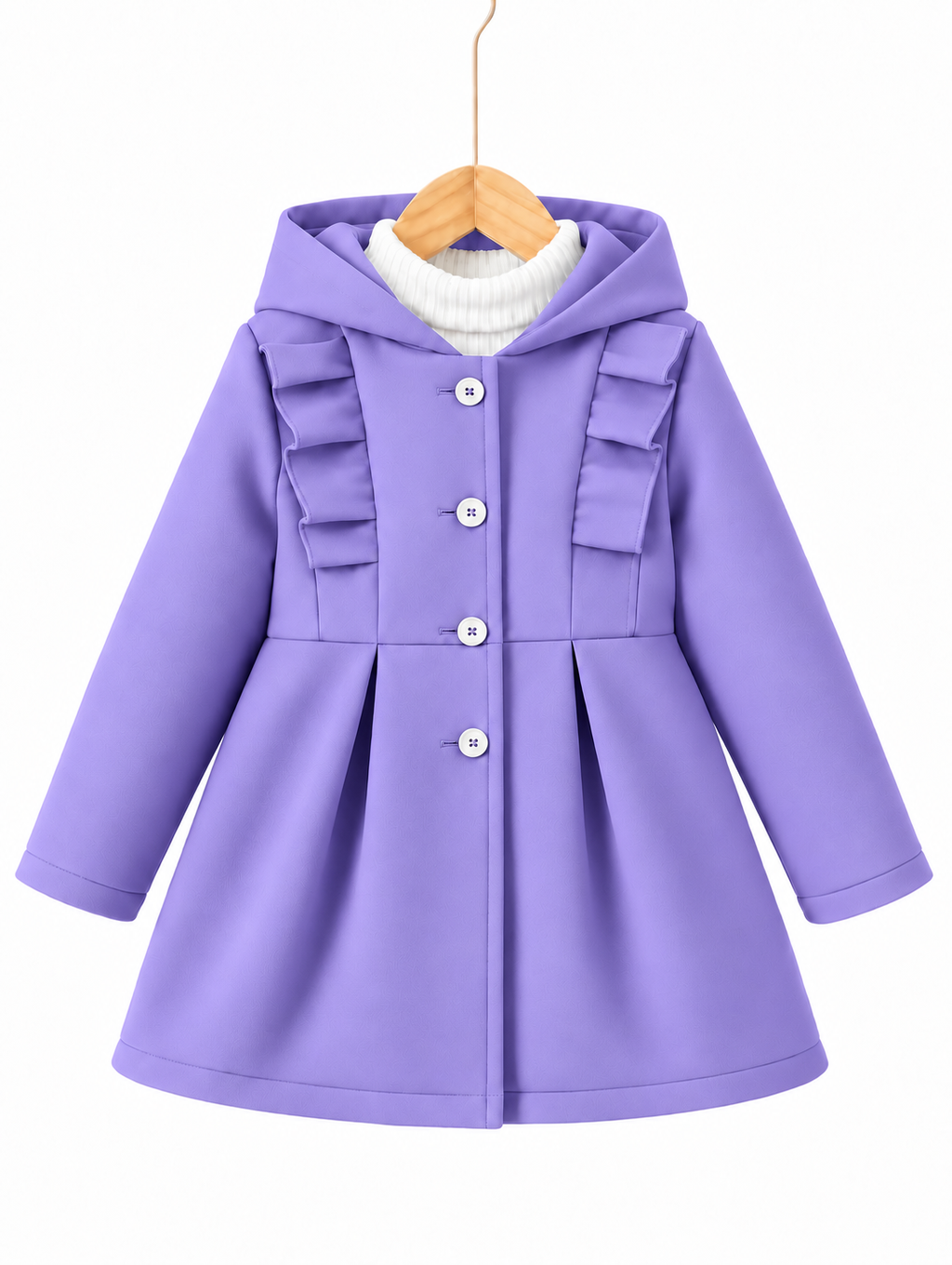 LAVENDER PRINCESS FLEECE COAT