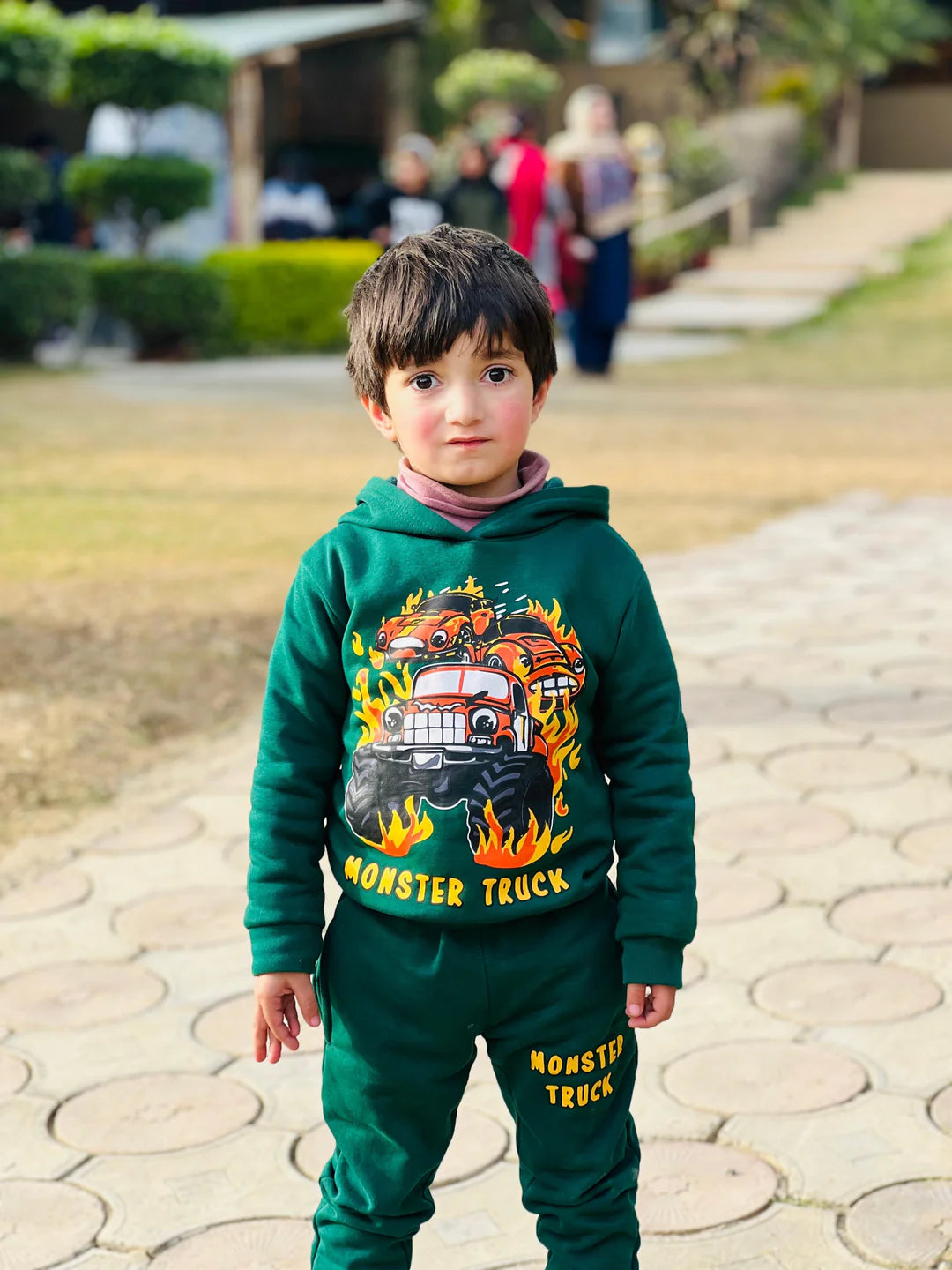 MONSTER TRUCK FLEECE PAIR
