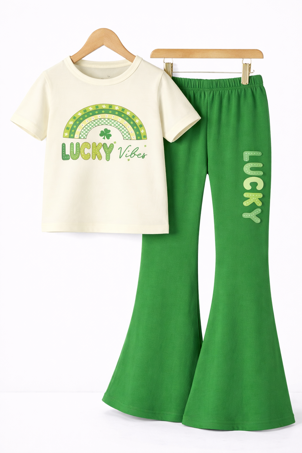 LUCKY VIBES WIDE LEG SUMMER SET