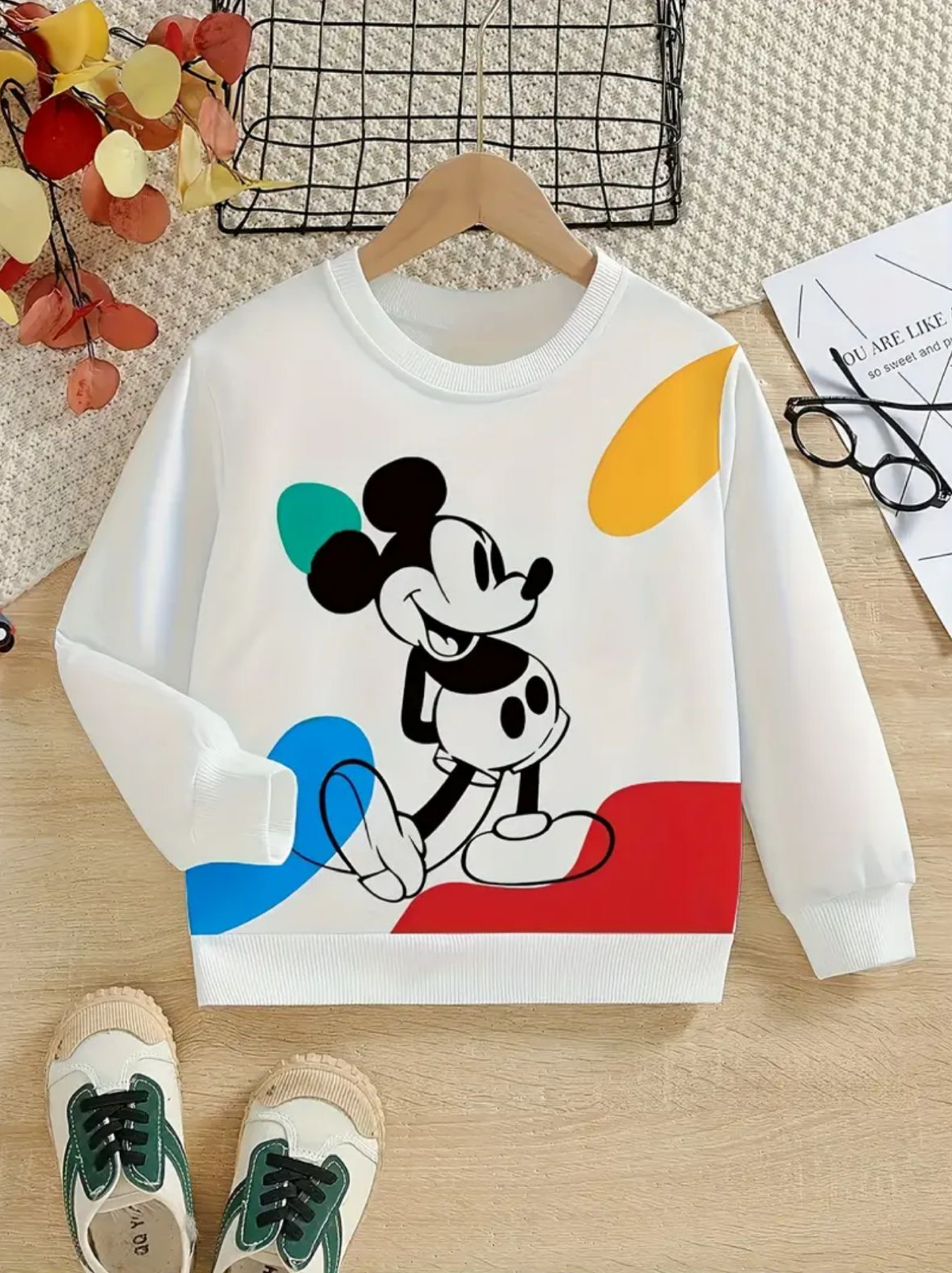 MICKEY MOUSE FLEECE SWEATSHIRT