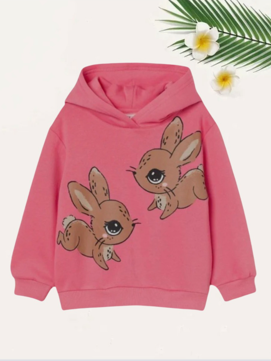 RABBIT FLEECE HOODIE