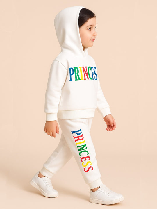 WHITE PRINCESS FLEECE PAIR