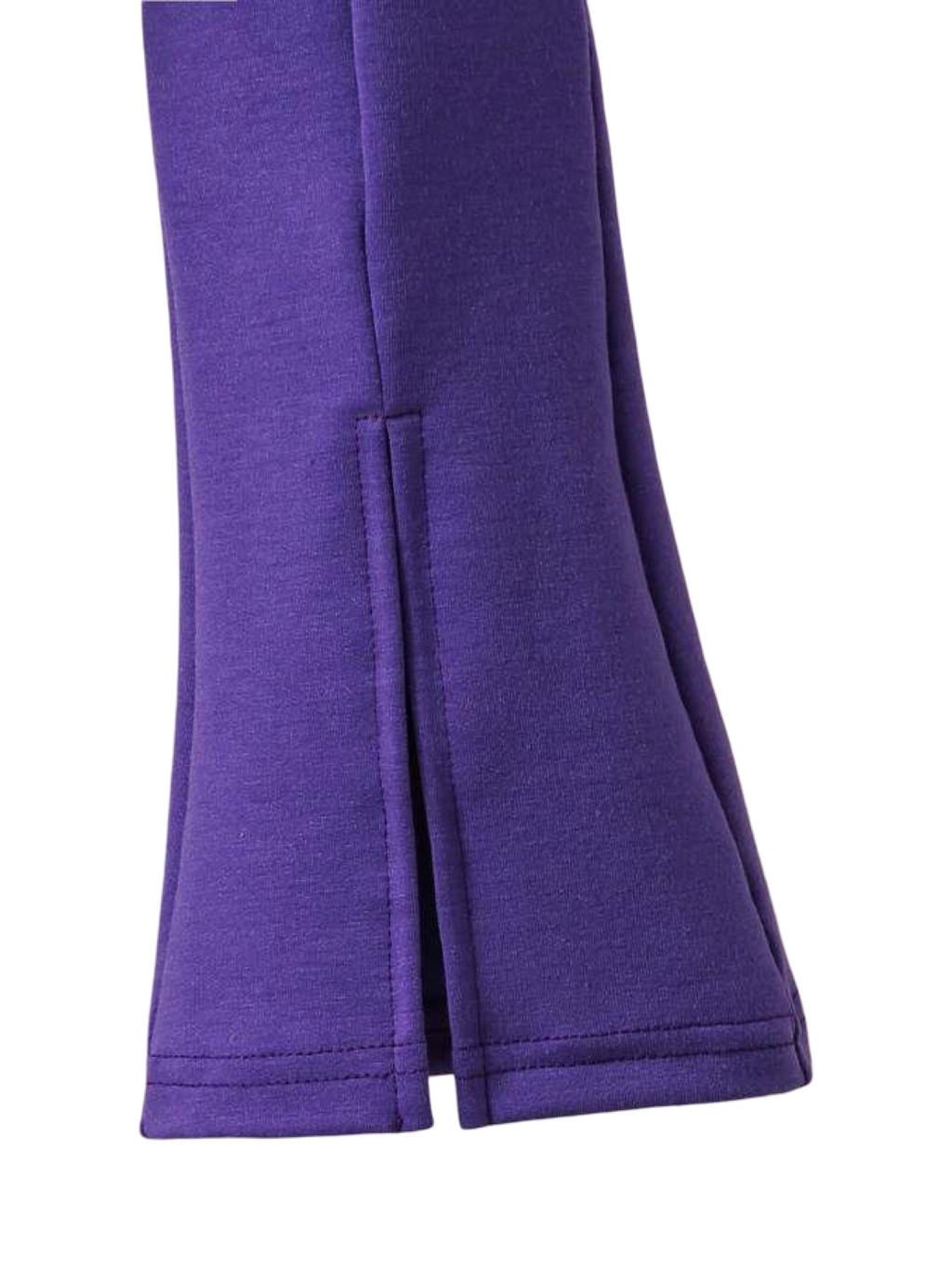 PURPLE TEDDY WIDE LEG FLEECE PAIR