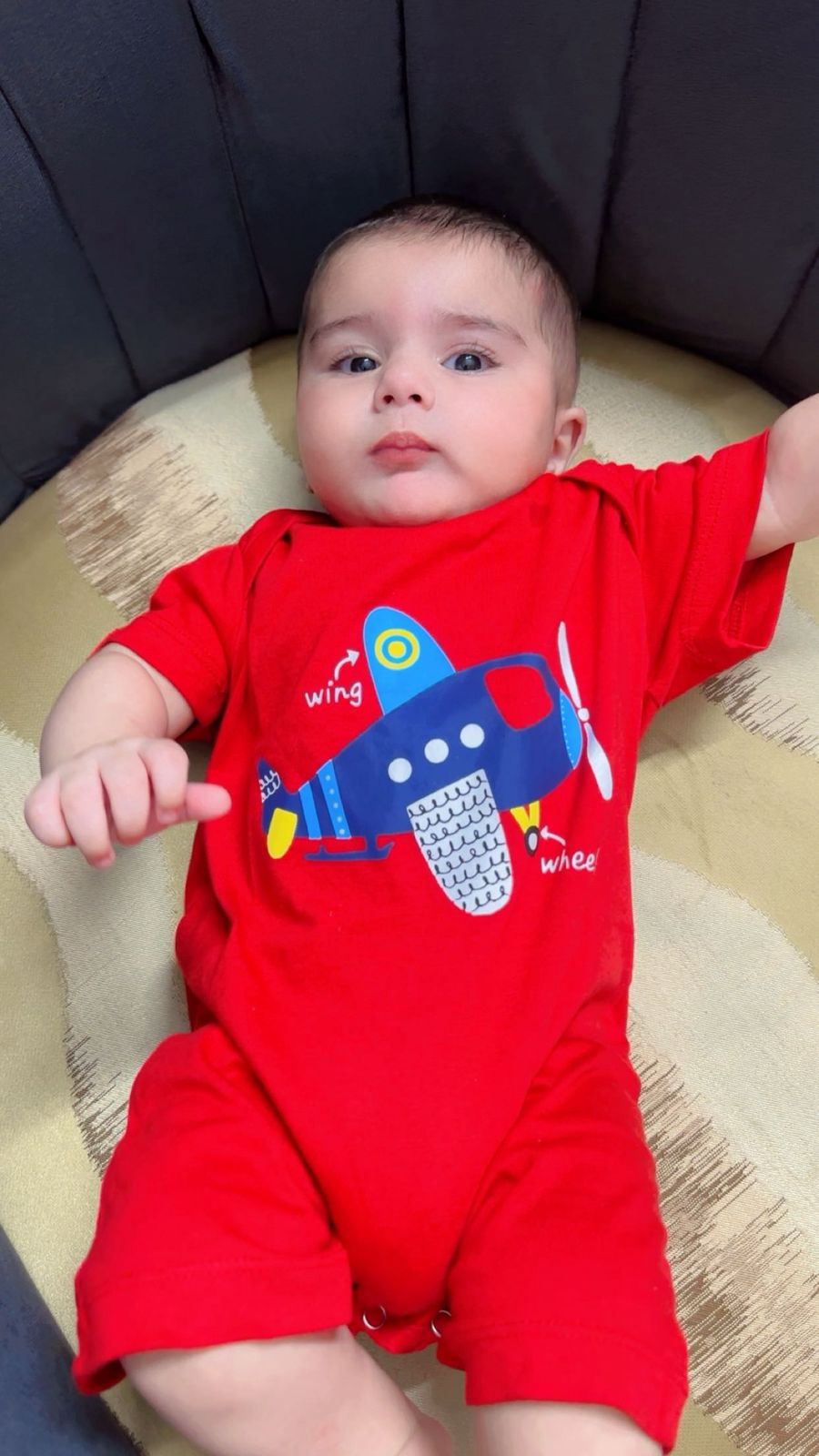 RED HELICOPTER ROMPER