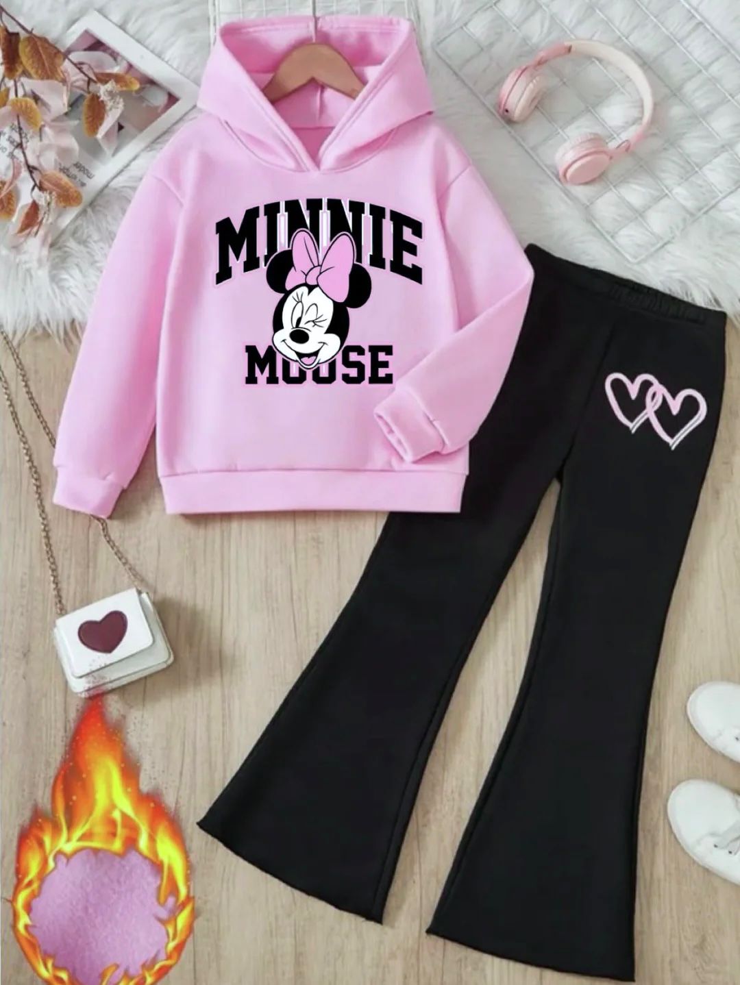 MINNIE MOUSE WIDE LEG FLEECE PAIR