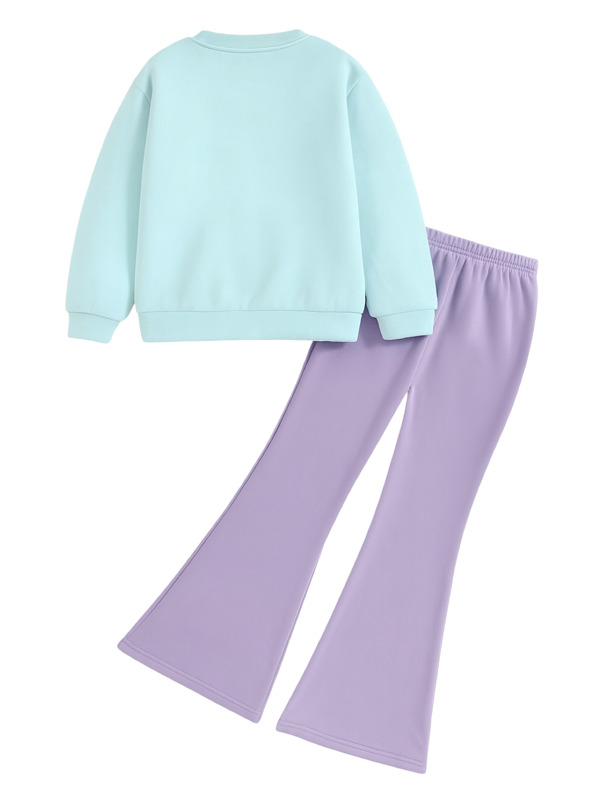 COLORFUL BUTTERFLY WIDE LEG FLEECE PAIR