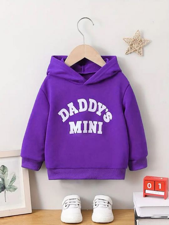 PURPLE DADDY’S MINI FLEECE HOODIE