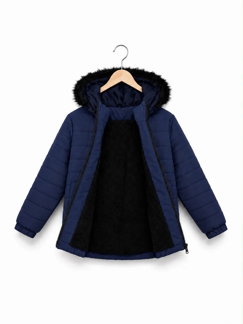 NAVI FUR PUFFER JACKET