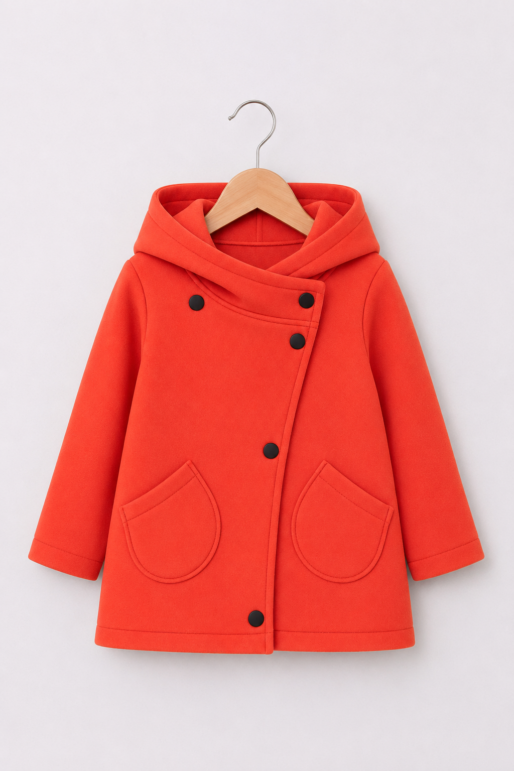 ORANGE SNUG FLEECE COAT