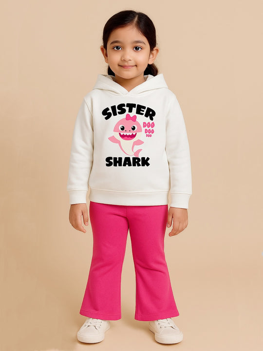 SISTER SHARK WIDE LEG FLEECE PAIR