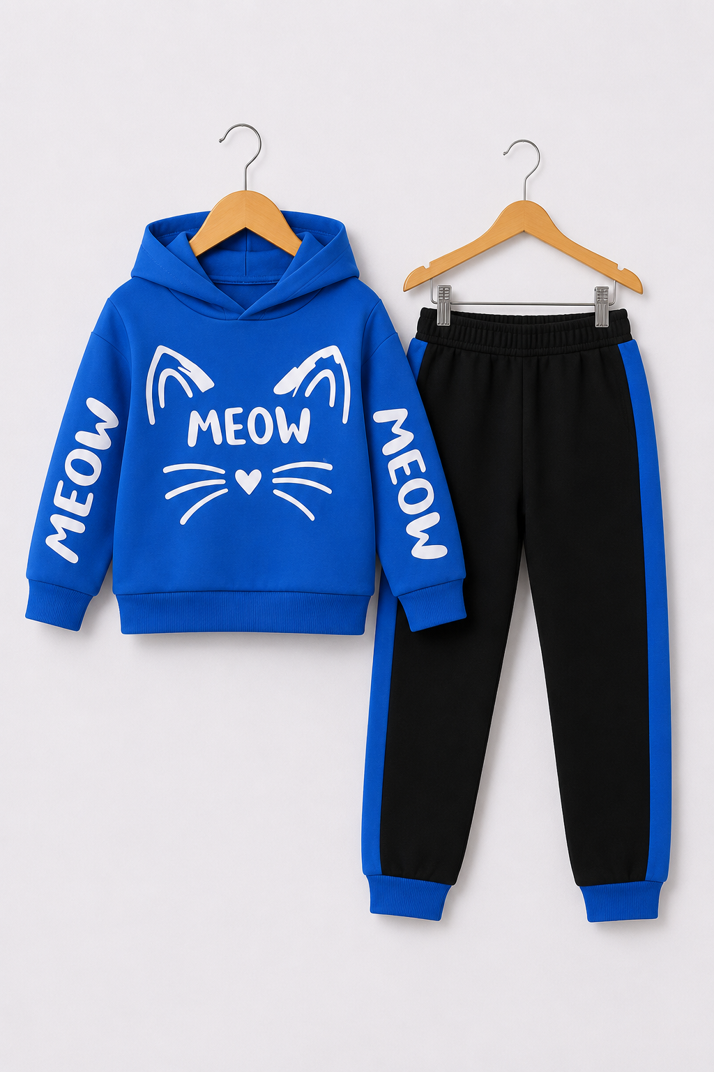 ROYAL MEOW FLEECE PAIR