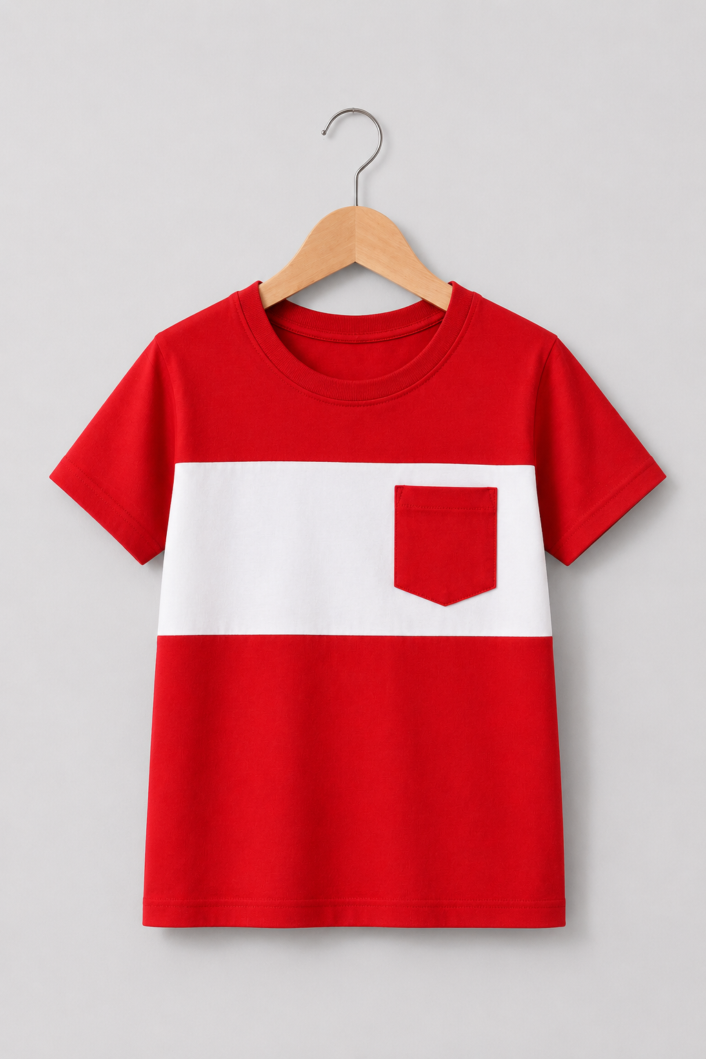 RED POCKET TEE