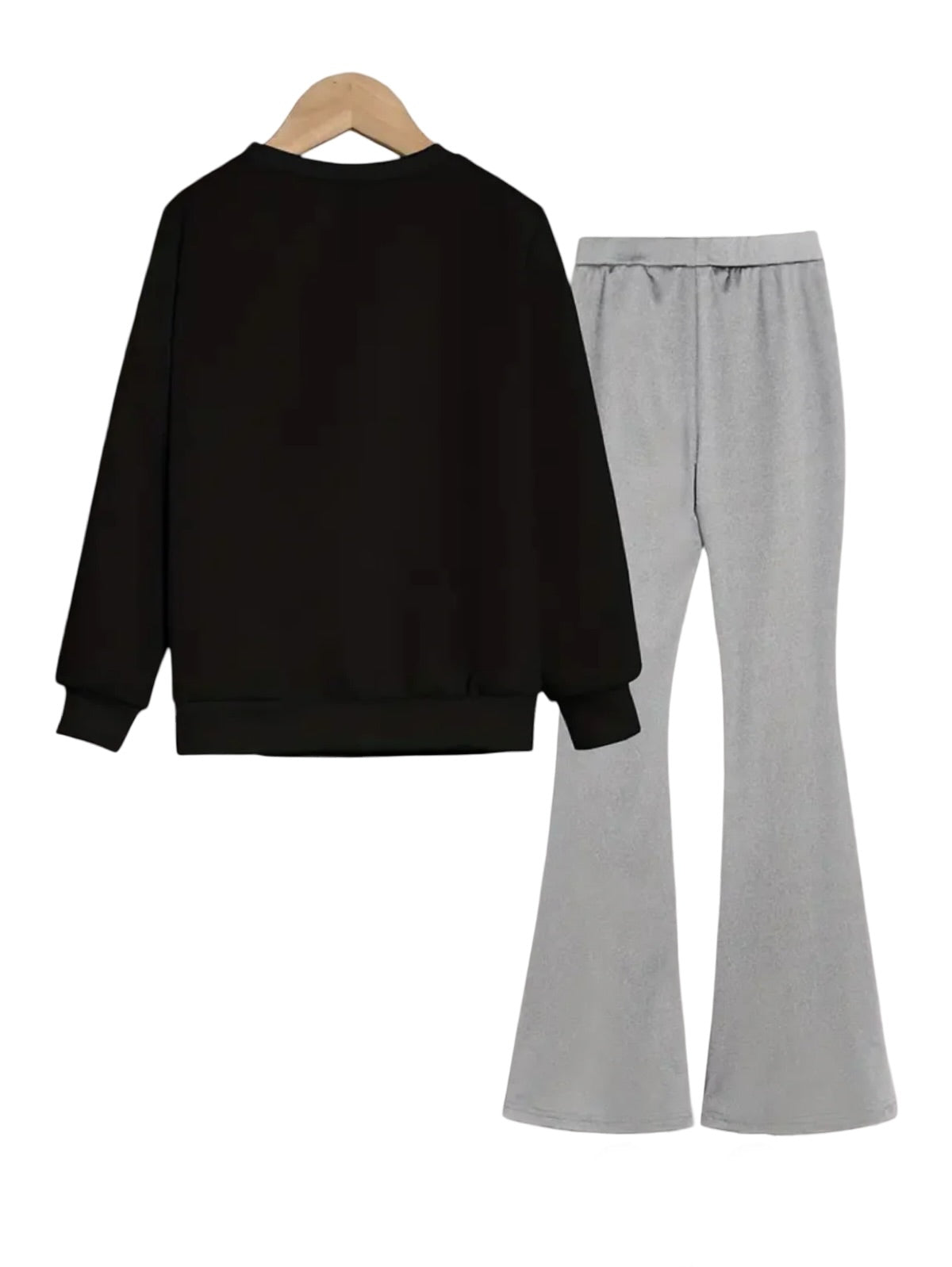 BOW WIDE LEG FLEECE PAIR