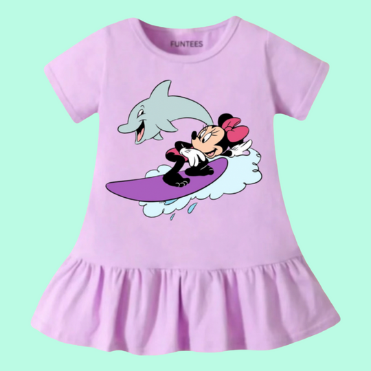 MINNIE & DOLPHIN SUMMER FROCK