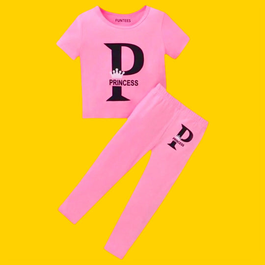 PINK PRINCESS TROUSER SET