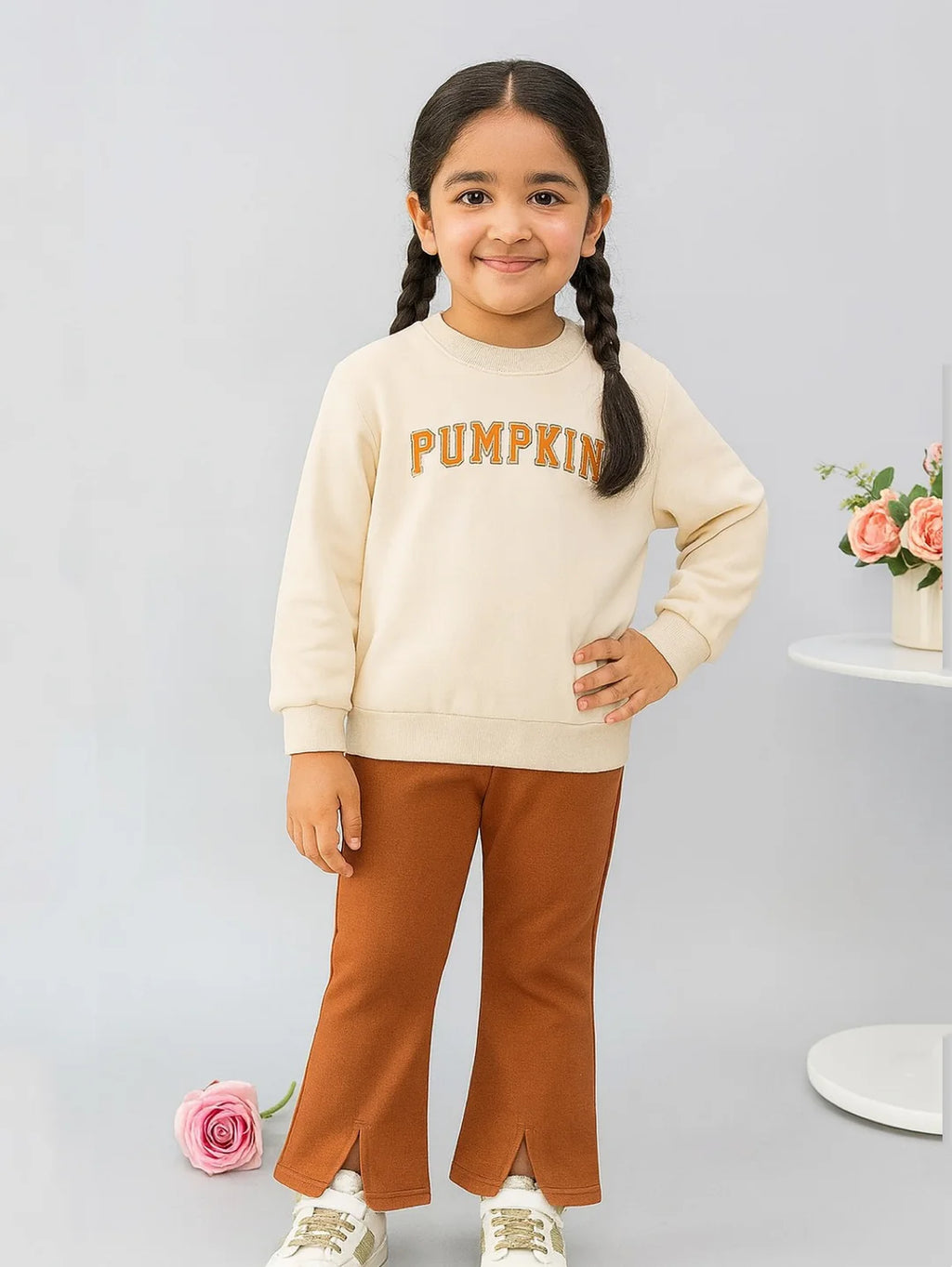 PUMPKIN FLEECE PAIR