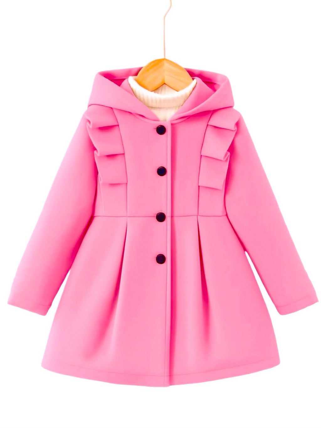 PINK FLEECE COAT